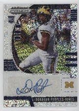 2020 Prizm Draft Picks Rookies White Sparkle Donovan Peoples-Jones #136 Auto 3hd