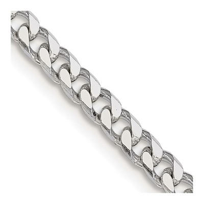 Panzerkette Halskette Sterlingsilber poliert 3,5 mm