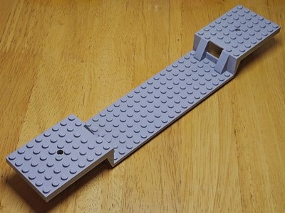 Lego Eisenbahn Basis 6x34 Split-Level ohne Bodenrohre [87058] hellgrau x1