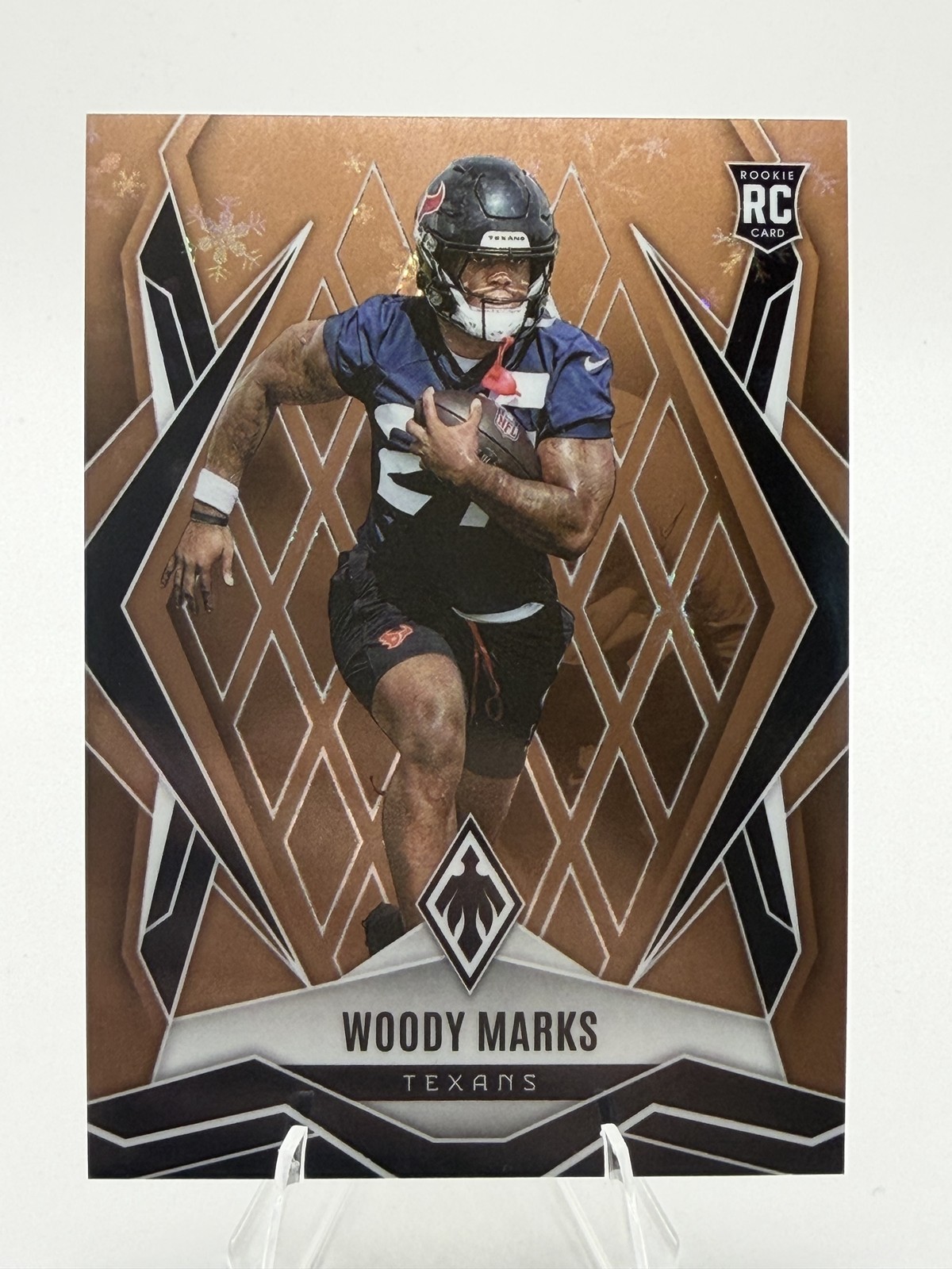 2025 Panini Phoenix #236 Woody Marks Bronze Winter Prizm #/50