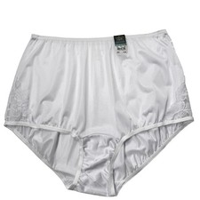 Vanity Fair Perfectly Yours Lace Nouveau Brief Panty White 2XL Style 13001