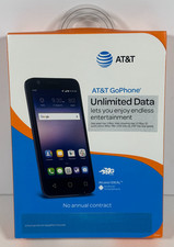 AT T Go Phone ALCATEL Ideal 8GB 4.5" Prepaid Smartphone Slate Blue - NEW/SEALED