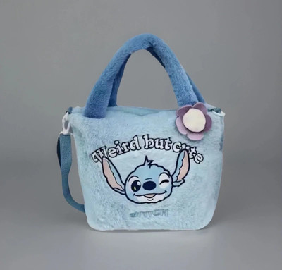 Disney Stitch Plüsch Handtasche Umhängetasche Kinder & Erwachsene Schule