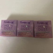 3 Pack - The Crème Shop, Moon dust Universal Setting Powder, Silky Translucent
