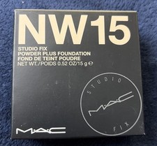 MAC Studio Fix Powder Plus Foundation NW 15 New in Box Full Size 0.52oz / 15g