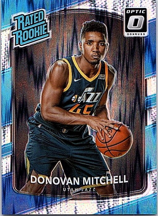 2017-18 Donruss Optic #188 Donovan Mitchell Rated Rookie Shock