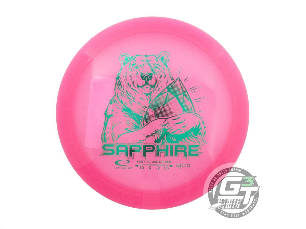NEW Latitude 64 Opto Sapphire 165g Pink Green Foil Distance Driver