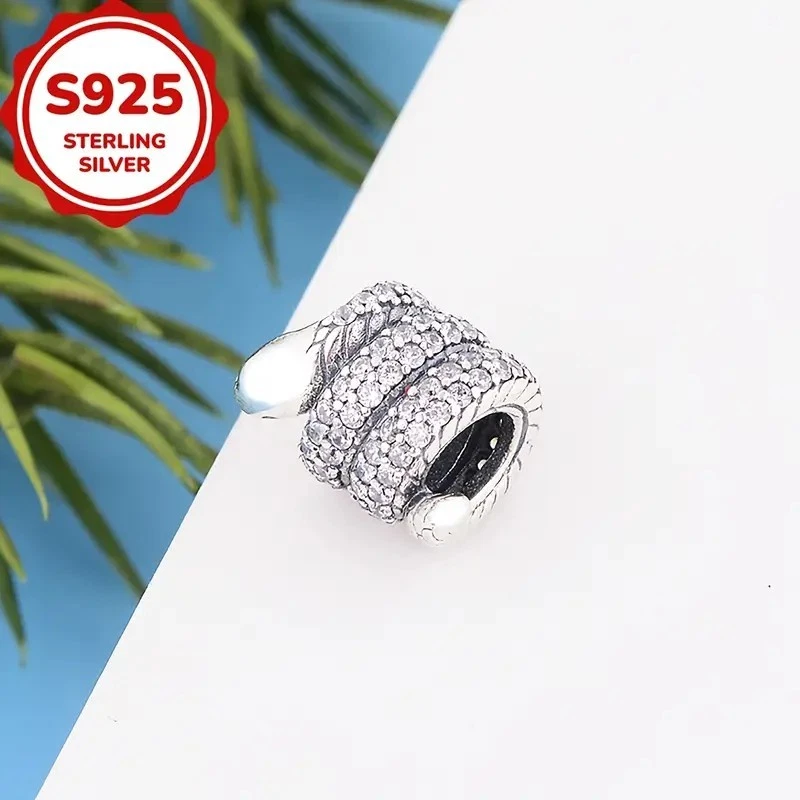 Charm Anhänger Perle 925 Silber für Armband/Bettelarmband oder Halskette  - Bild 3 von 4