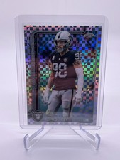 2025 Topps Chrome Maxx Crosby X-Fractor #180 Las Vegas Raiders