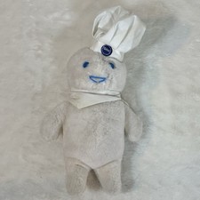 Vintage 1982 Pillsbury Doughboy Poppin Fresh Plush Doll DISCOLORATION