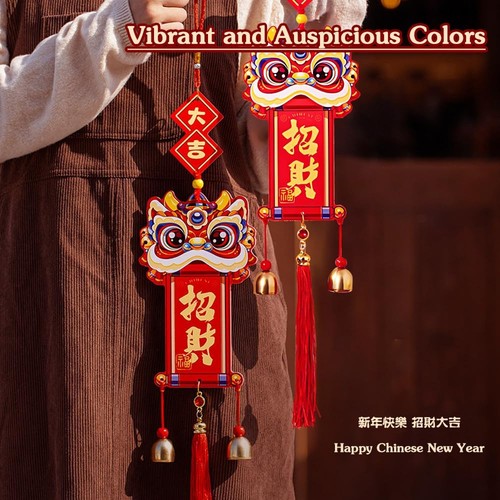 Chinese New Year Decorations 2025, Door Pendant Wall Hanging Ornament with... - Picture 2 of 7