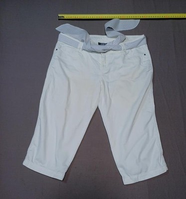 Women XSIDE Shorts White Cotton 38