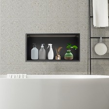 LED Shower Niche Shower Niche W/4000K Lighting Bathroom Recessed Wall Shelf