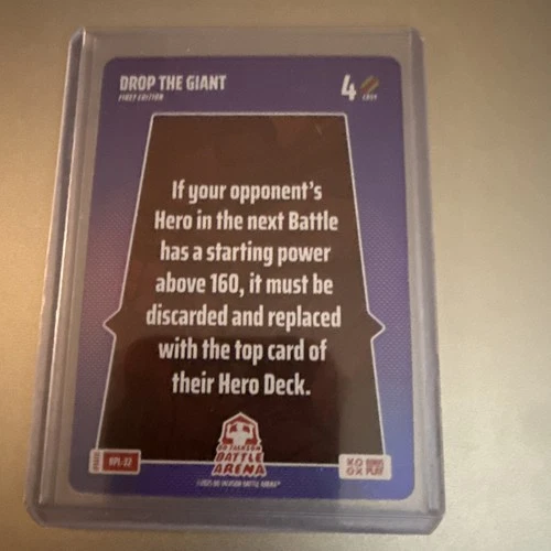 Bo Jackson Battle Arena Alpha Update BPL-22 Drop the Giant Bonus Play Foil SSP