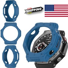 Lightweight TPU Case for Amazfit T-Rex 3 Smartwatch Daily Impact Protection Blue