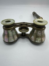 Antique Chevalier Paris French Opera Glasses Binoculars, Mother of Pearl