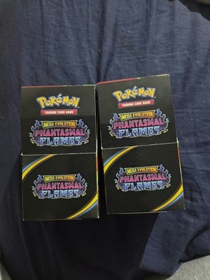 Pokemon TCG Mega Evolution Phantasmal Flames unsealed Half Booster Box X2