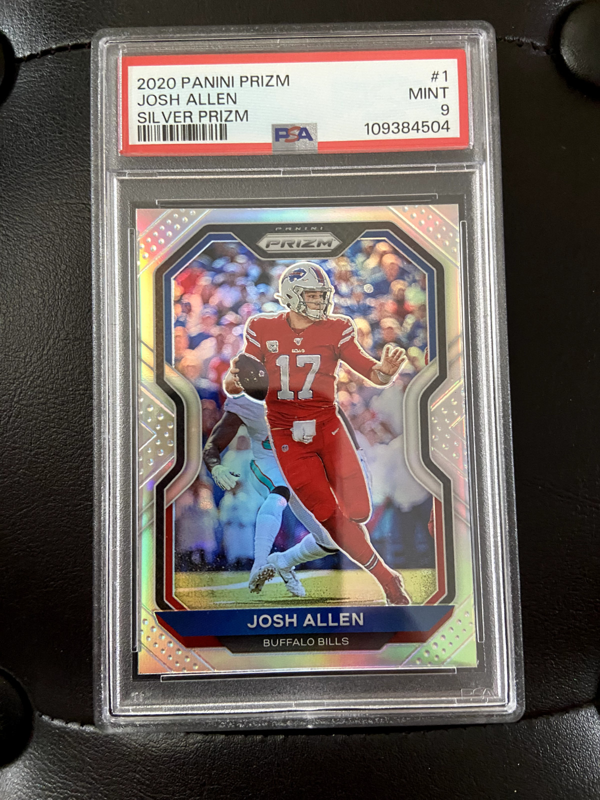 2020 Panini Prizm #1 Silver Prizm Josh Allen PSA 9 Buffalo Bills