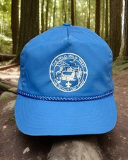 Berretto da baseball vintage Wild Wild West Cub Scout Day Camp 1996 corda blu