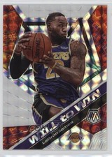2019-20 Panini Mosaic Will to Win Silver Mosaic Prizm LeBron James #7 0o84