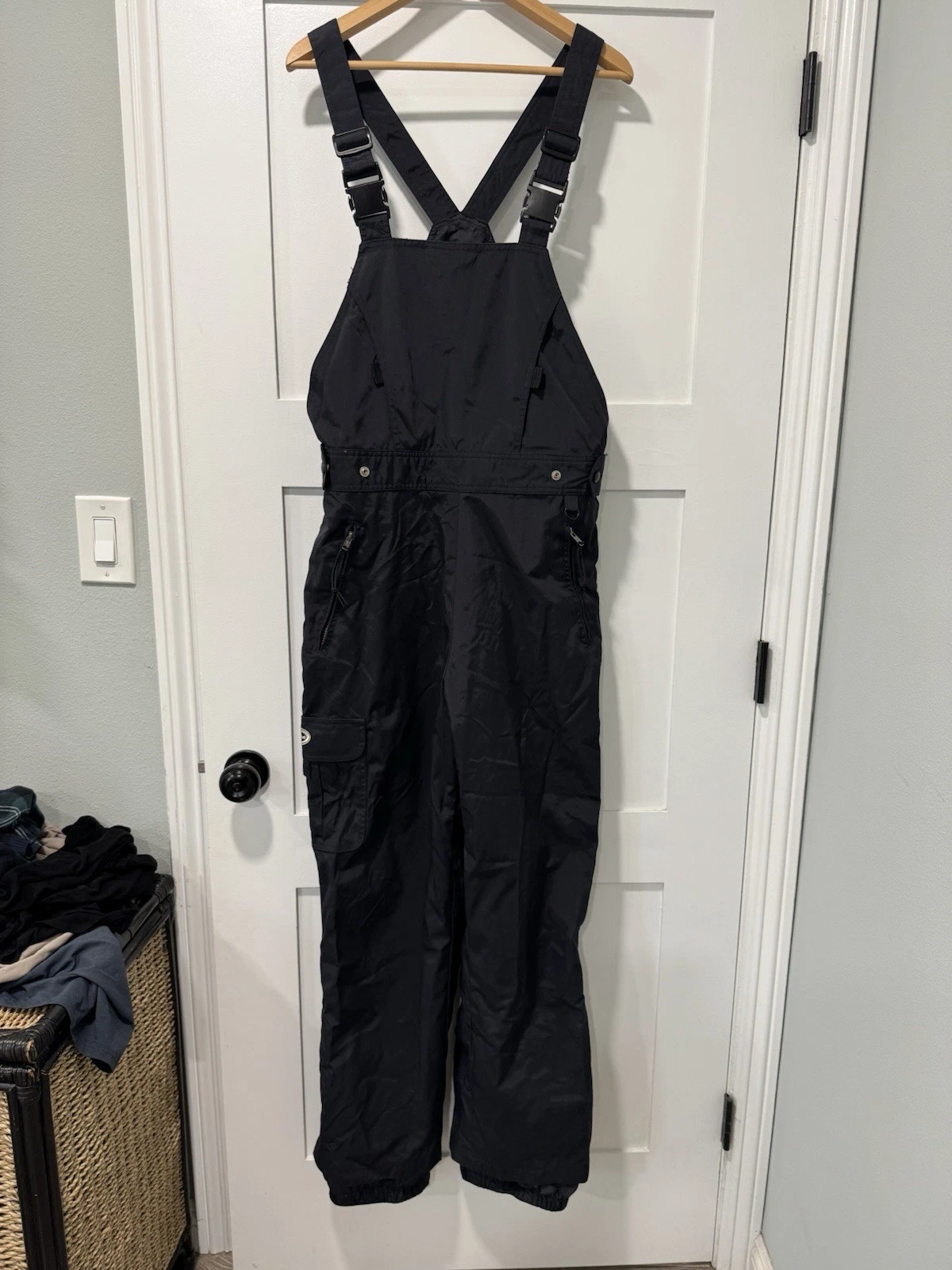 Body Glove Men’s Ski Bib Overalls Black Size M