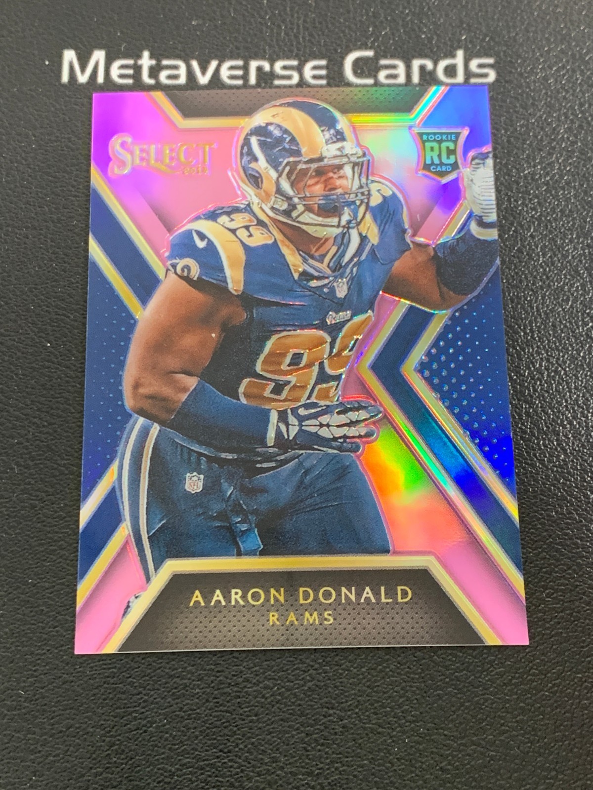 2014 Panini Select Rookie Fuchsia Prizm #106 RC Aaron Donald 070/199 Rams