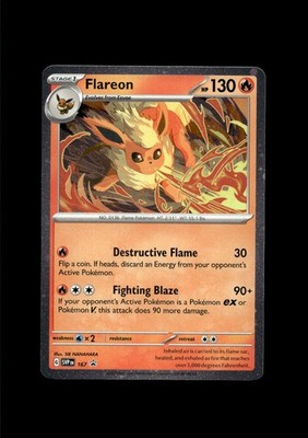 SV: Scarlet & Violet Promo Cards #167 Flareon Cosmo Holo
