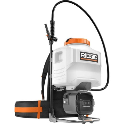 #ad #ad RIDGID Battery Powered 18V Backpack Sprayer 4 Gal Adjustable Flow Rate Tool Only $250.95