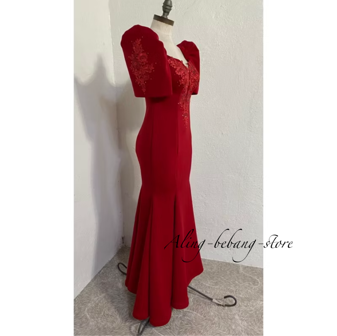 strapless open back dress Luisa Mestiza Bolero in Red main image 0