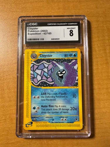 Cloyster graded CGC 8 for sale on eBay