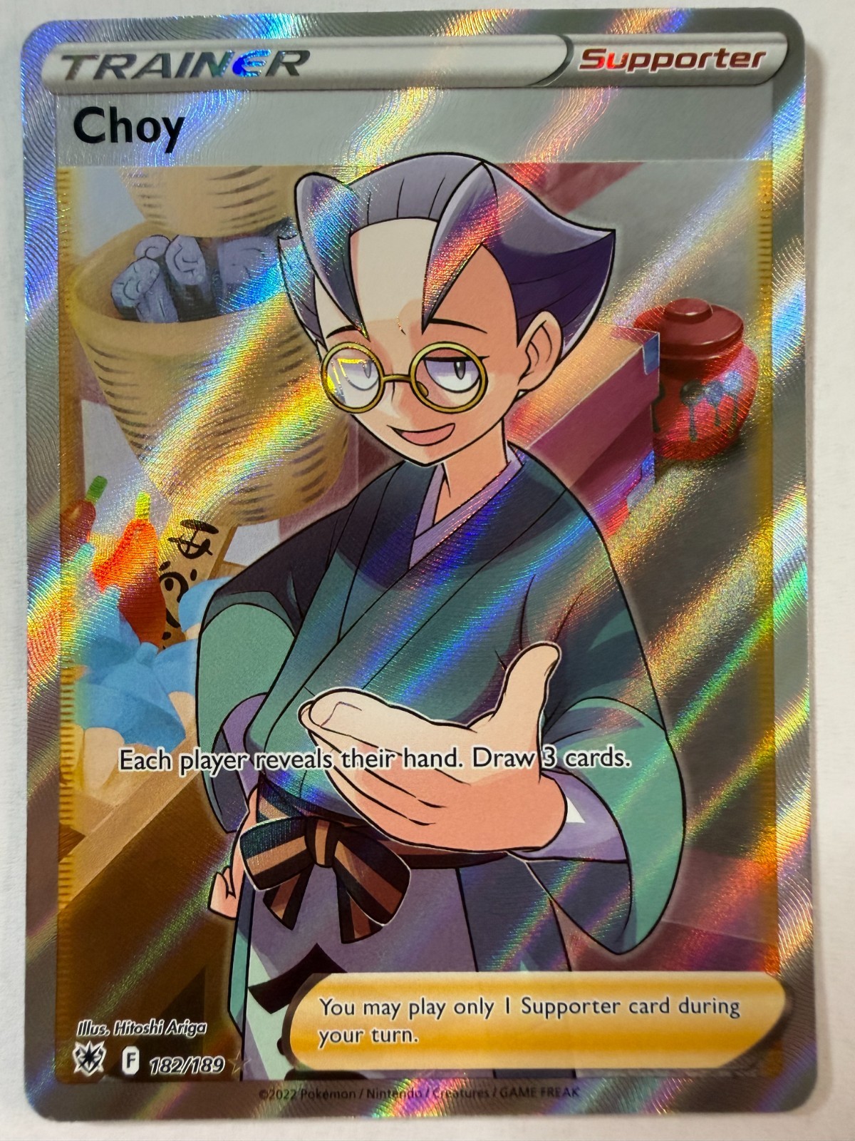 Choy 182/189 Pokemon TCG Astral Radiance Full Art Ultra Rare NM