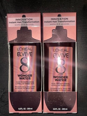 L'Oreal Elvive 8 Second Wonder Water, 6.8 fl oz (2 Pack)