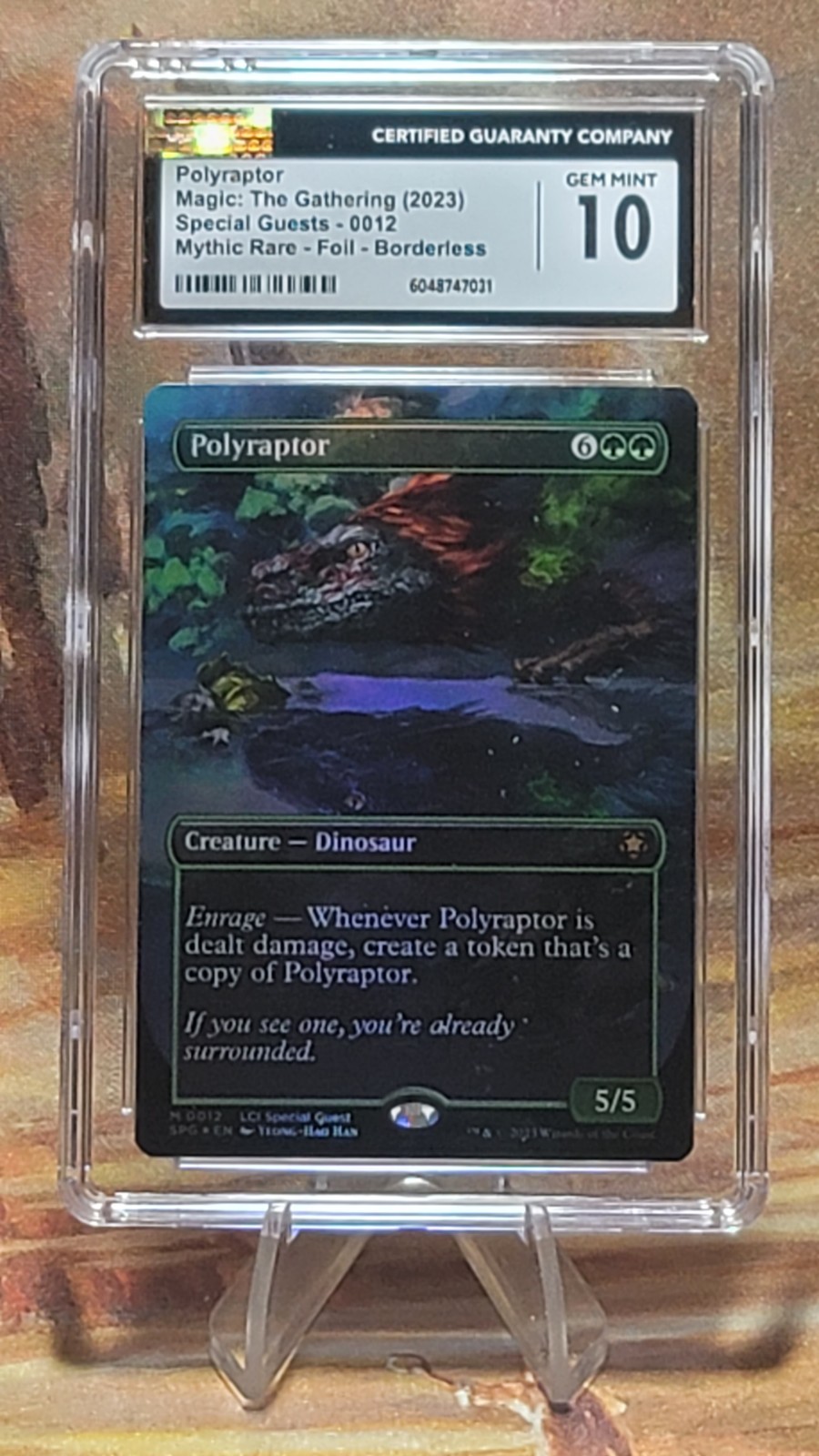 MTG Polyraptor #0012 Foil Borderless 0012 Special Guests CGC 10 Gem Mint