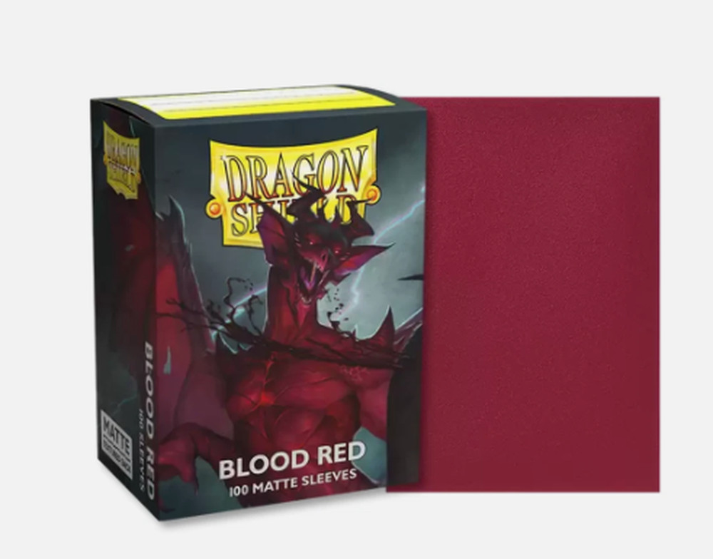 Scudo Drago Opaco Manicotti Carte Standard 100ct MTG Pokémon YuGiOh Scegli Colore foto 2