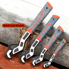 Self Locking Adjustable Wrench CR-V Multifunction Plumbing Hand Tool 6-12in UK
