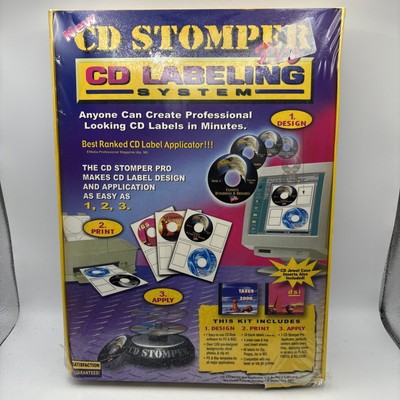 NEW SEALED CD Stomper Pro Labeling System Kit for PC, Unix, Mac, Linux  VINTAGE