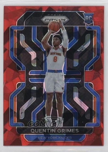 2021-22 Panini Prizm Red Ice Prizm Quentin Grimes #285 Rookie RC