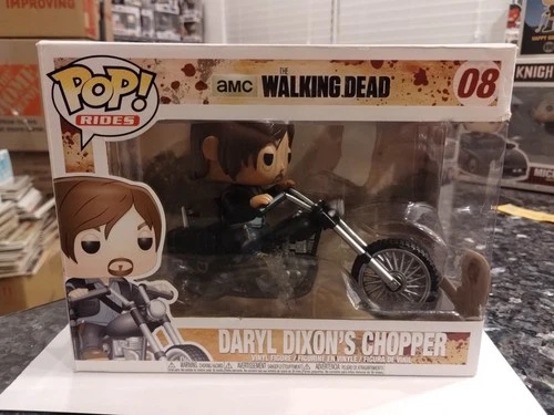 Funko Pop ! Rides The Walking Dead - Daryl Dixon's Chopper #8 VAULTED 2017