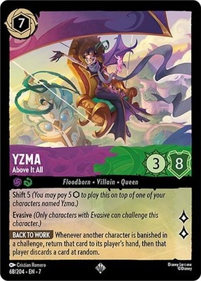 Yzma - Above It All - Archazia's Island #68 - Emperor's New Groove - Lorcana -NM