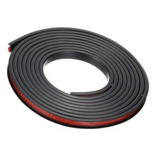 1Pcs 16.4Ft U-Shape Edge Banding Furniture Edge Protector Black 9mm/0.35"
