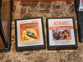 Atari 2600A (2) & 7800 Pro System Lot w Game Center 39 Games Joystick Paddles 