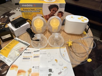 Medela Pump In Style Max Flow Hands Free Double Electric Breast Pump-Open Box