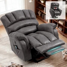 Large Power Lift Recliner Chair with Extended Footrest for Elderly Big and Tall