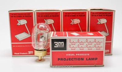5 Pack - 3M 500 Watt Projector Lamps for Model 88 / 78-8454-3477