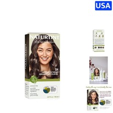 5N Light Chestnut Brown Permanent Hair Color - , Ammonia-Free, Long-Lasting