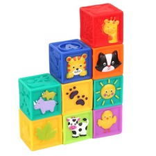 Soft Blocks Toddler Kids Building Block Playset 9 Toy Blocks
