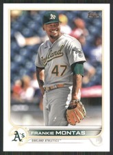 2022 Topps #512 Frankie Montas Oakland Athletics 50464