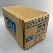 New 3M Filmac Microfilm Copy Print Paper Roll 300’x 8.5”  Type 761
