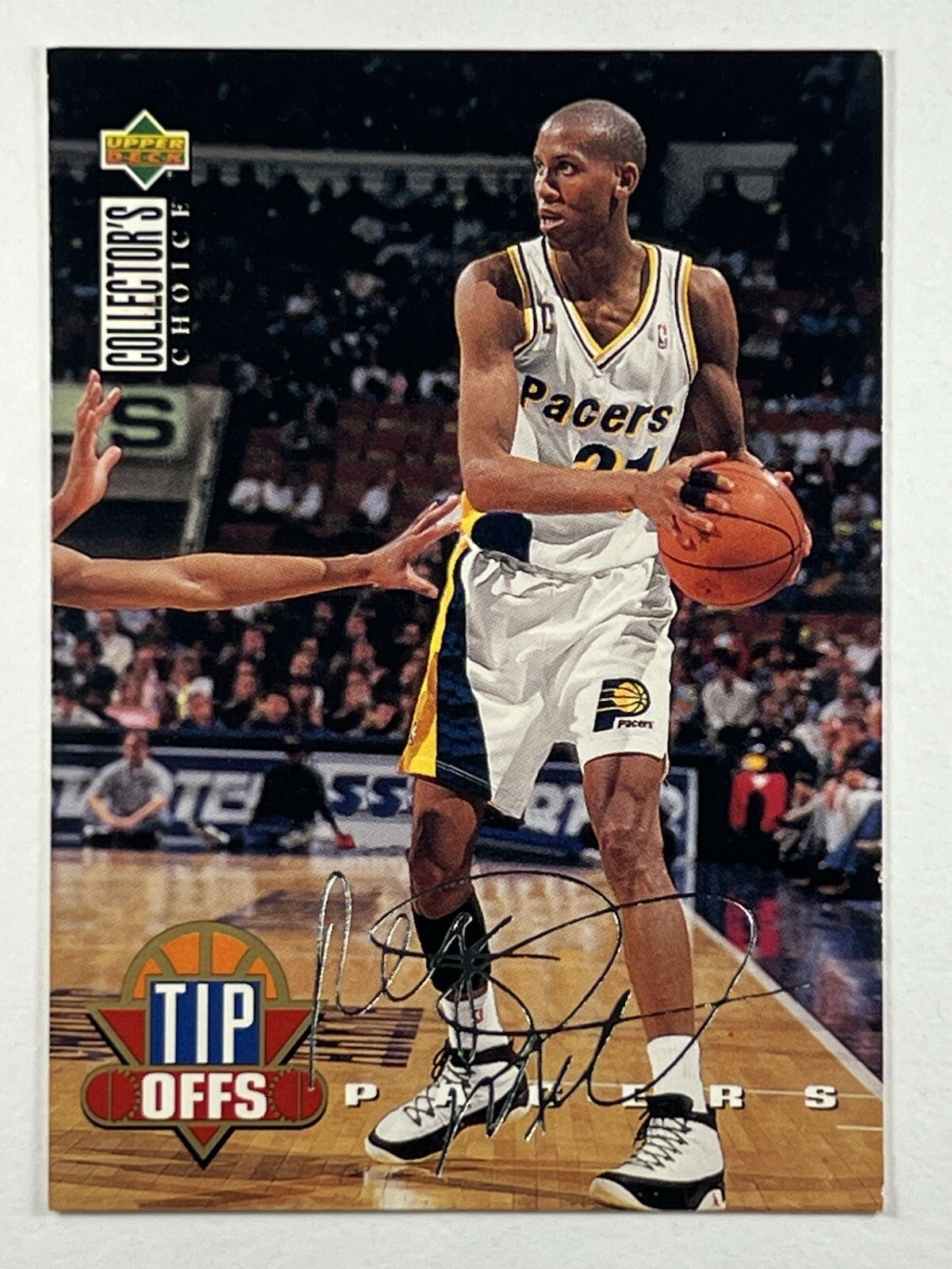 Reggie Miller 1994-95 Collector's Choice - Silver Signature #176 Indiana Pacers