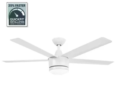 Home Decorators Merwry 52 inch LED White Ceiling Fan with Light
